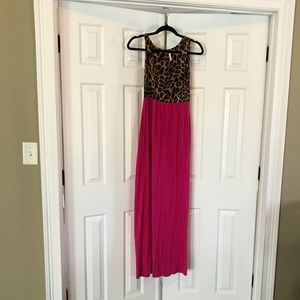 Maternity maxi dress